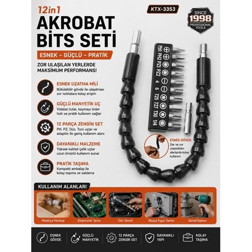 KNITEX AKROBAT BITS SETİ KTX-3353