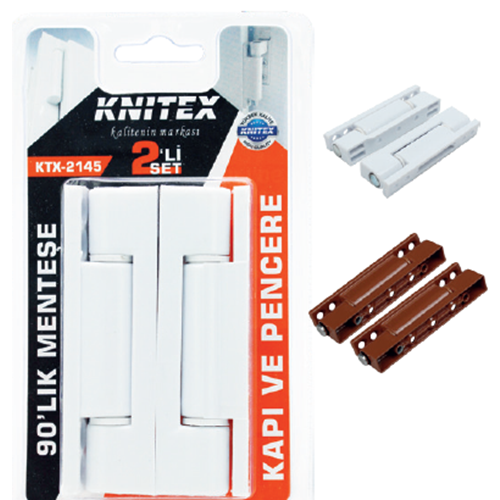 KINETEX B-4 MENTEŞE 90 MM BYZ PVC VKM KTX-2145