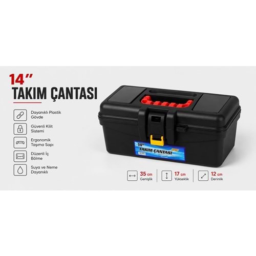 TOLL BOX 14 MEGA TAKIM ÇANTASI