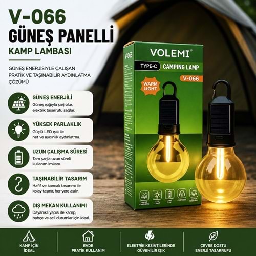 VOLEMİ CAMPİNG LİGHT V-066
