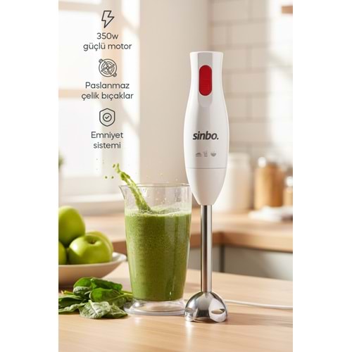 SİNBO SHB-3102 EL BLENDER ÇELİK UÇLU