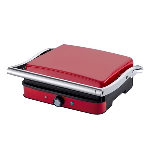 SİNBO SSM-2571 IZGARA VE TOST MAKİNASI KIRMIZI