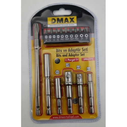 DMAX DMX-4071 BİTS VE ADAPTÖR SETİ 16 PARÇA