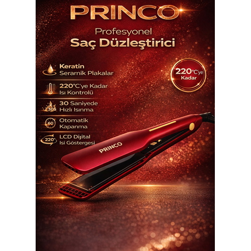 PRINCO PR-7611 SAÇ DÜZLEŞTİRİCİSİ