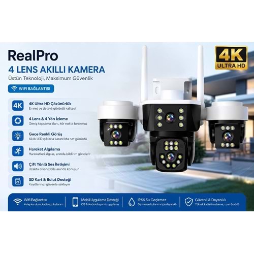 REALPRO RP-5004 WİFİ AKILLI KAMERA