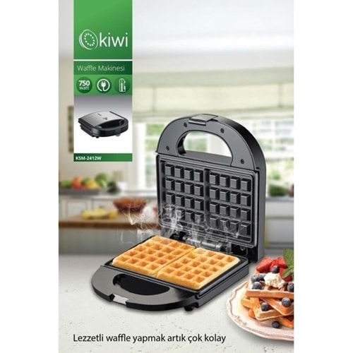 KİWİ KSM-2412W WAFFLE MAKİNASI