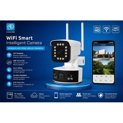 O-KAM-3032 WİFİ SMART CAMERA