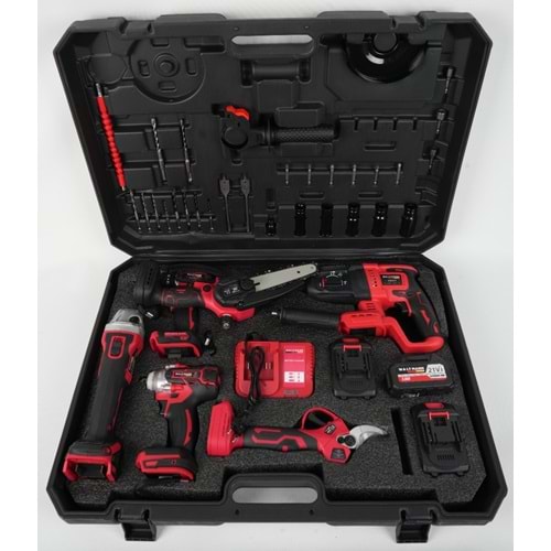 WALTMANN 6-LI SET KIRMIZI EP-001