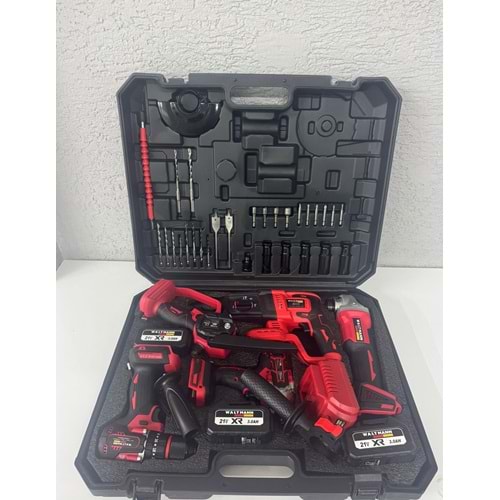 WALTMANN 5-Lİ SET KIRMIZI EP-002