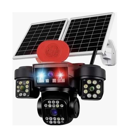 O-KAM ÇİFT GÜNEŞ PANELLİ AOV SOLAR GÜVENLİK KAMERASI OK-331