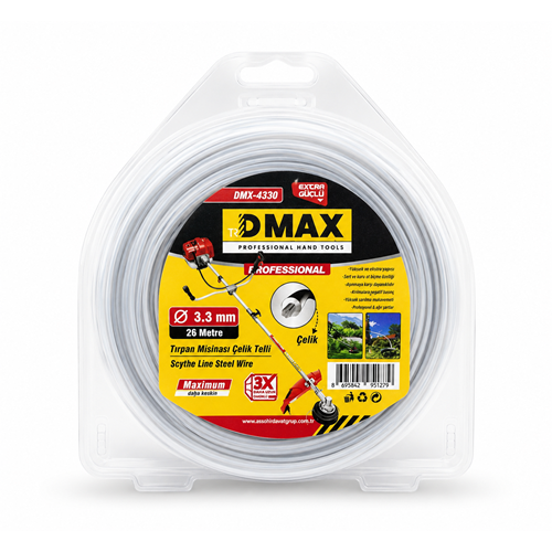 DMAX DMX-4330 ÇELİK TELLİ TIRPAN MİSİNASI