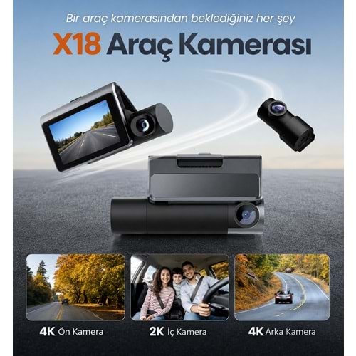 DEXTEL X18 ARAÇ KAMERASI