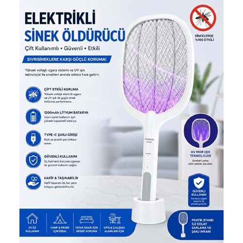 CARBOON LTD-618 RAKET SİNEK ÖLDÜRÜCÜ