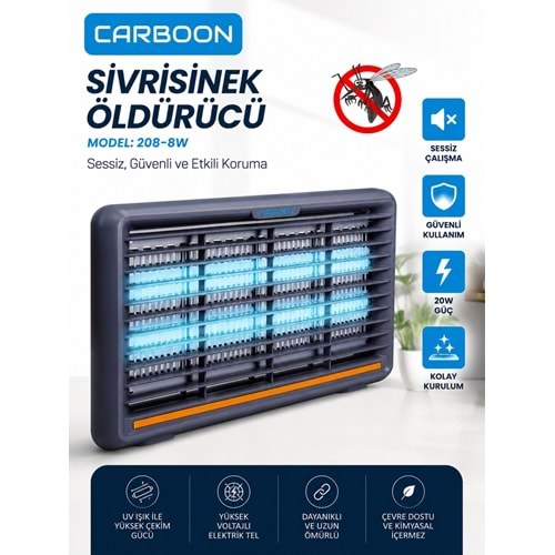 CARBOON 208-8W SİNEK ÖLDÜRÜCÜ